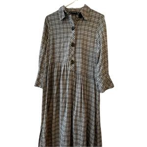 Zara Dress Midi Side Slit